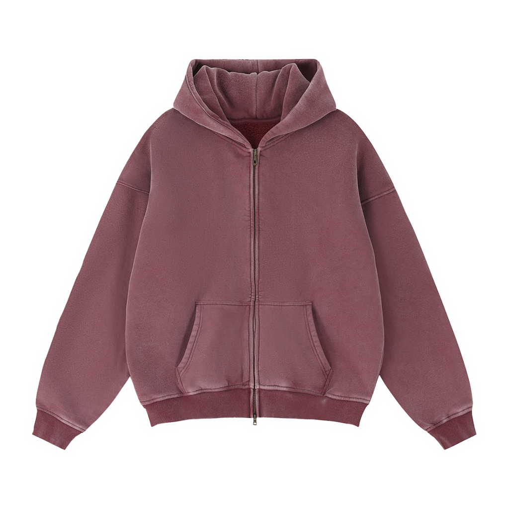 Dessuadora Zip Boxy Fit