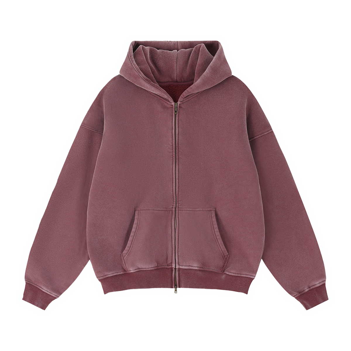 Dessuadora Zip Boxy Fit