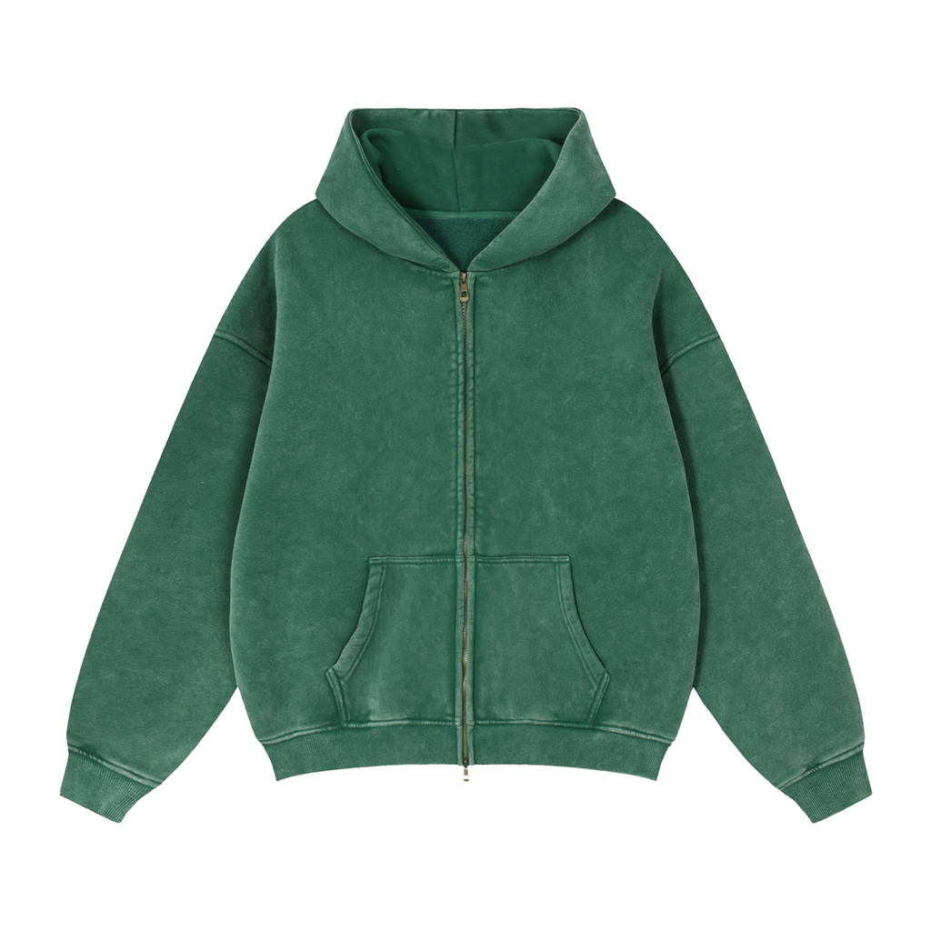 Dessuadora Zip Boxy Fit