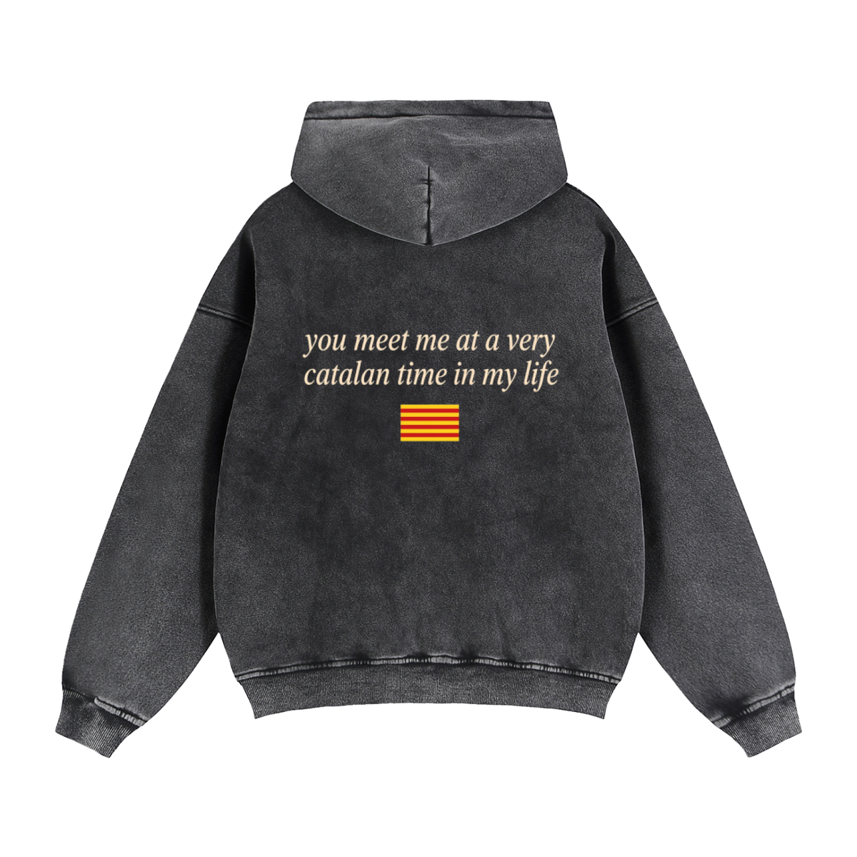 Dessuadora Zip Boxy Fit