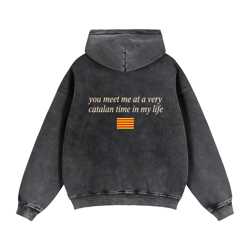 Dessuadora Zip Boxy Fit