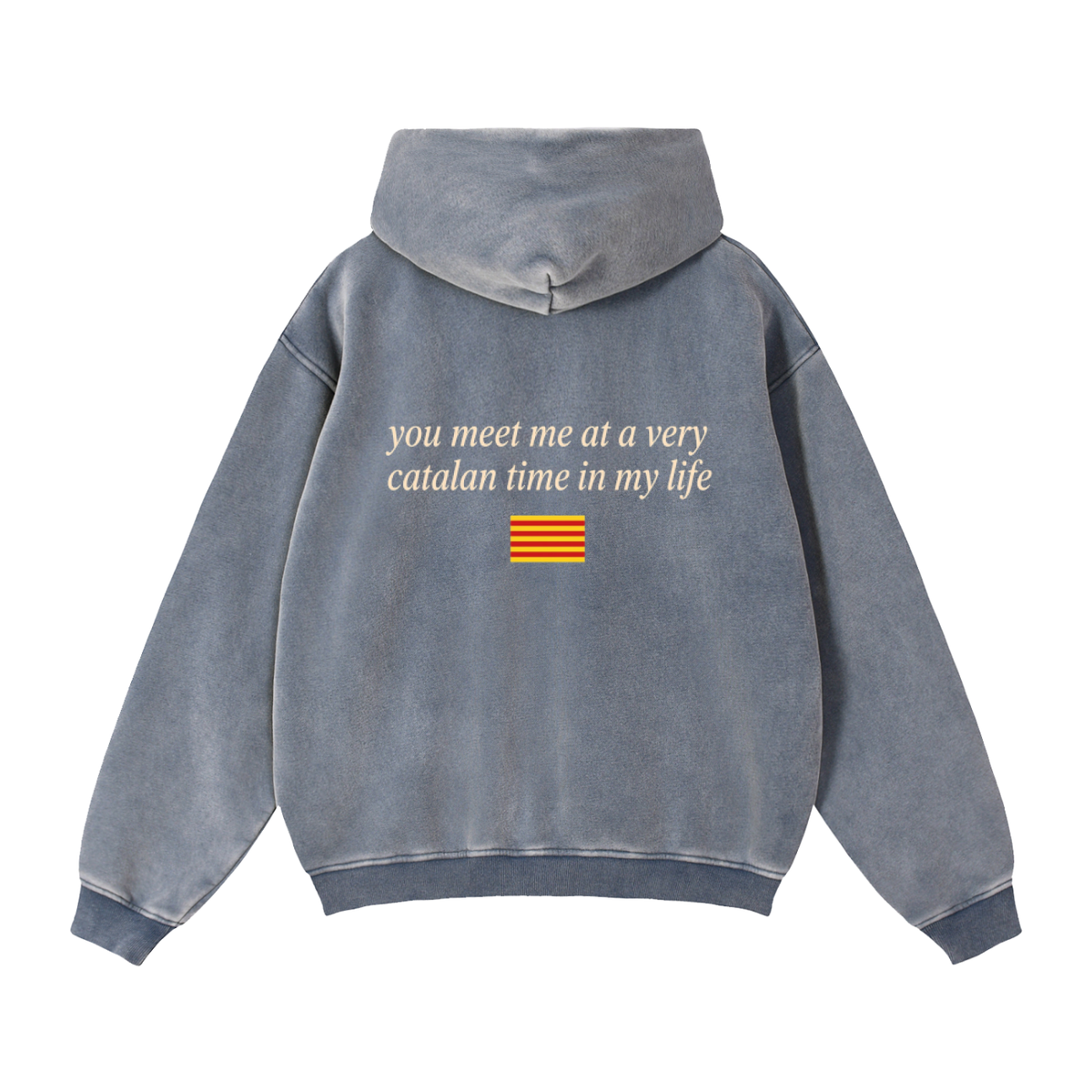 Dessuadora Zip Boxy Fit